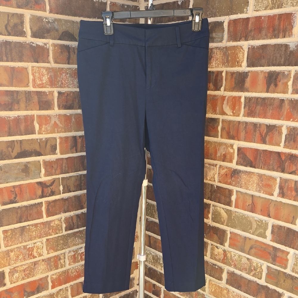 Charter Club Dark Blue Newport Slim Crops